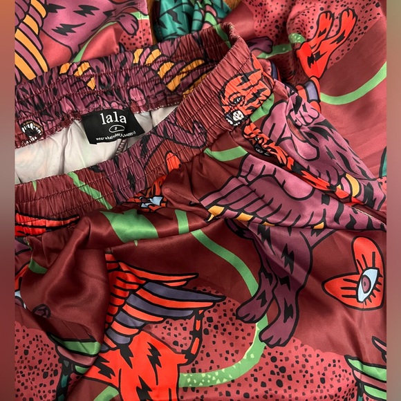 Sold ☑️Dressed in lala satin -only pants-Small - Picture 3 of 5